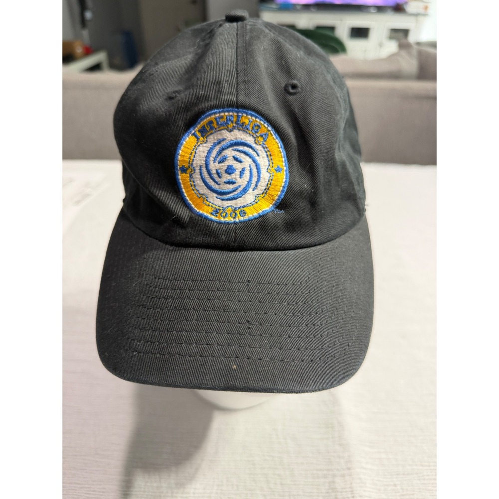 Adidas Interliga 2006 Soccer Tournament Hat Black Adjustable Strapback Cap